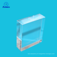 Prisma retangular quadrado de vidro ótico k9